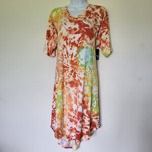 Torrid 2X Super Soft Tie-Dye T-Shirt Dress